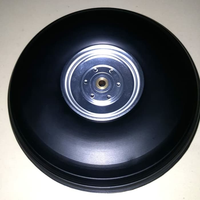 Rubber PU Wheels D216×Φ8×H65mm 8.5in - Click Image to Close